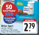 Alpenmilch Angebote von Ritter Sport bei E center Leverkusen für 2,79 €