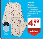 Pyjama von LILY & DAN im aktuellen ALDI SÜD Prospekt für 4,99 €
