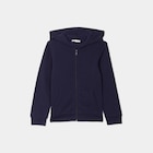 La Halle Scionzier - Promo Sweat à capuche zippé bleu marine fille Promo Sweat à capuche zippé bleu marine fille à 8,99 € dans le catalogue La Halle à Scionzier