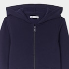Promo Sweat à capuche zippé bleu marine fille à 8,99 € dans le catalogue La Halle à Montdidier