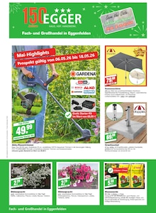 EGGER Fachmarkt Prospekt Mai-Highlights mit  Seiten in Hebertsfelden und Umgebung
