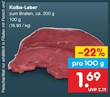 Kalbs-Leber im aktuellen Netto Marken-Discount Prospekt