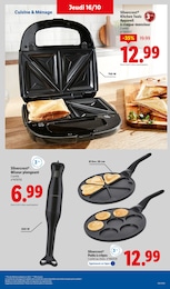 Offre Appareil Croque-Monsieur dans le catalogue Lidl du moment à la page 47
