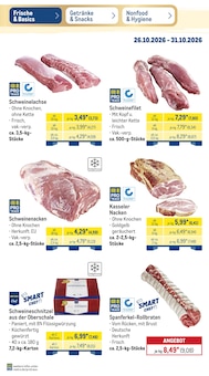 Schweinelachs Angebot im METRO Prospekt, gültig von 26.10.2026 bis 31.10.2026 Schweinelachs Angebot im aktuellen METRO Prospekt auf Seite 4