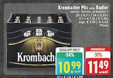 Krombacher Pils oder Radler Angebote von Krombacher bei EDEKA Duisburg für 10,99 €