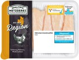 Frische Hähnchen-Innenbrustfilets von Qualitäts Metzgerei Wilhelm Brandenburg im aktuellen REWE Prospekt