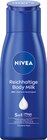 Reichhaltige Body Milk von Nivea für 1,79 € bei Rossmann im Angebot Reichhaltige Body Milk von Nivea im aktuellen Rossmann Prospekt