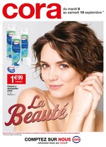 Catalogue Cora à Paris, avec 24 pages Prospectus Cora à Paris, "La beauté ", 24 pages, 08/09/2020 - 19/09/2020