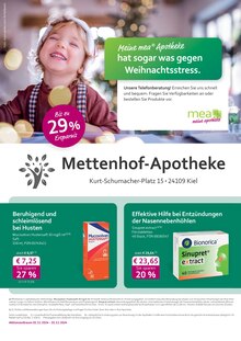 mea - meine apotheke Prospekt "Unsere Dezember-Angebote" mit  Seiten (Kiel)