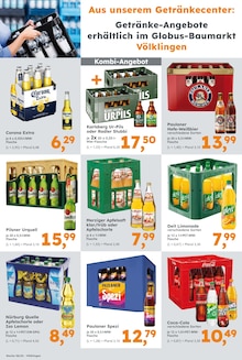 Coca Cola im Globus-Baumarkt Prospekt "Immer eine Idee besser" mit 21 Seiten (Völklingen)