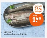 Forelle im Angebot bei tegut in Mühlhausen Forelle Angebote bei tegut Mühlhausen für 1,49 €