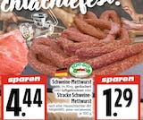 EDEKA Gießen - Schweine-Mettwurst Angebot im Prospekt Schweine-Mettwurst bei EDEKA im Gießen Prospekt für 1,29 €