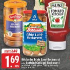 Echte Land-Bockwurst oder Geflügel-Bockwurst im Angebot bei EDEKA in Aachen Echte Land-Bockwurst oder Geflügel-Bockwurst Angebote von Böklunder oder Gutfried bei EDEKA Aachen für 1,69 €