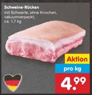 Aktuelle Schweinefleisch Angebote bei Netto Marken-Discount in Ulm Aktuelles Schweine-Rücken Angebot bei Netto Marken-Discount in Ulm ab 4,99 €
