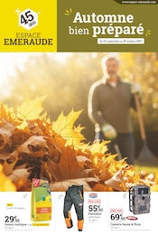 Prospectus Jardineries & Animaleries de Espace Emeraude à Plomodiern: "Automne bien préparé", 16 pages, 24/09/2025 - 18/10/2025