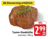 EDEKA Hirschberg - Lamm-Steakhüfte Angebot im Prospekt Lamm-Steakhüfte bei EDEKA im Hirschberg Prospekt für 2,99 €