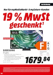 Samsung im MediaMarkt Saturn Prospekt in Leipzig Aktueller MediaMarkt Saturn Prospekt mit Samsung, "19% MwSt geschenkt", Seite 14
