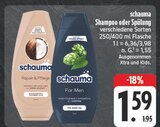 Repair & Pflege Shampoo Angebote von schauma bei E center Dresden für 1,59 €