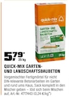 Garten- und Landschaftsbaubeton von quick-mix im aktuellen OBI Prospekt