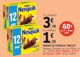 Barres de céréales - Nestlé en promo à 1,52 € chez E.Leclerc Barres de céréales - Nestlé dans le catalogue E.Leclerc