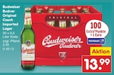 Original Czech Imported Lager von Budweiser Budvar im aktuellen Netto Marken-Discount Prospekt