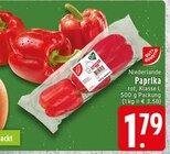Aktuelles Paprika rot, Klasse I Angebot bei EDEKA in Krefeld ab 1,79 €