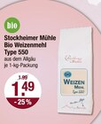 Bio Weizenmehl Type 550 Angebote von Stockheimer Mühle bei V-Markt München für 1,49 €