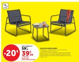 Salon de jardin Ogden - Super U à Mérignac Salon de jardin Ogden en promo chez Super U Mérignac à 39,99 €