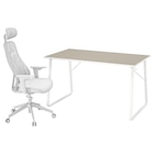 Aktuelles Gamingschreibtisch und -stuhl beige/hellgrau Angebot bei IKEA in München ab 278,00 €