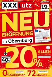 Aktueller XXXLutz Möbelhäuser Möbel & Einrichtung Prospekt in Höchst und Umgebung, "NEUERÖFFNUNG in Obernburg" mit 24 Seiten, 18.11.2024 - 24.11.2024