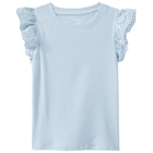 Mädchen T-Shirt mit Rippstruktur bei Ernstings family im Lörrach Prospekt für 9,99 €