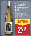Scheurebe Rheinhessen QbA im aktuellen ALDI Nord Prospekt