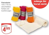 GLOBUS Forchheim - Fleecedecke Angebot im Prospekt Fleecedecke bei GLOBUS im Forchheim Prospekt für 4,99 €