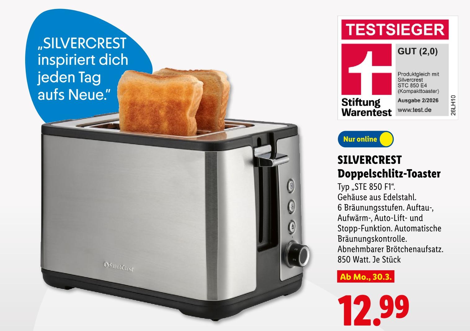 Doppelschlitz-Toaster