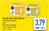 Dolce Gusto Kapseln Angebote von Nescafé bei diska Coburg für 3,79 €