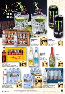 Coca Cola im EDEKA Prospekt "Aktuelle Angebote" mit 48 Seiten (Mannheim)