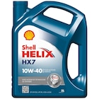 Huile moteur shell helix hx7 10w40 essence 5 - SHELL en promo chez Norauto Versailles à 26,49 €