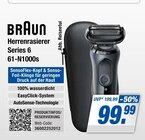 Aktuelle Rasierer Angebote bei expert in Oldenburg Aktuelles Herrenrasierer Series 6 Angebot bei expert in Oldenburg ab 99,99 €