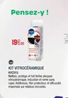 Kit Vitrocéramique - WPRO - Extra à Nanterre Kit Vitrocéramique - WPRO en promo chez Extra Nanterre à 19,99 €
