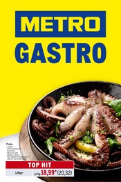 Aktueller Metro Prospekt "Gastro" mit 39 Seiten