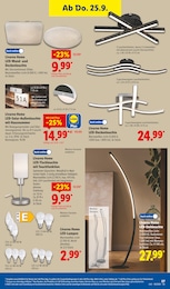 Lidl LED Stehleuchte im Prospekt 
