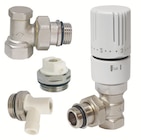 Promo Kit complet de robinet de radiateur thermostatique équerre blanc 1/2” à 22,49 € dans le catalogue Screwfix à Mondeville