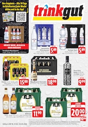 Aktueller Trinkgut Supermarkt Prospekt in Burgstetten und Umgebung, "Aktuelle Angebote" mit 9 Seiten, 27.04.2026 - 02.05.2026