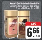 Gold löslicher Bohnenkaffee Angebote von Nescafé bei EDEKA Hof für 6,66 €