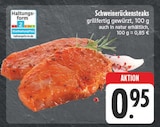 Schweinerückensteaks im Angebot bei EDEKA in Ansbach Schweinerückensteaks Angebote bei EDEKA Ansbach für 0,95 €