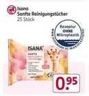 Sanfte Reinigungstücher von Isana im aktuellen Rossmann Prospekt für 0,95 €