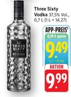 Vodka Angebote von Three Sixty bei E center Schwäbisch Gmünd für 9,49 €