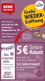 REWE Prospekt "Dein Markt" für Falkenstein, 28 Seiten, 22.09.2025 - 27.09.2025