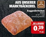 Roggenbrötchen im Angebot bei Marktkauf in Görlitz Roggenbrötchen Angebote bei Marktkauf Görlitz für 0,39 €