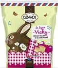Le Lapin Vichy chocolat au lait garni oeufs praliné - CEMOI dans le catalogue Casino Supermarchés